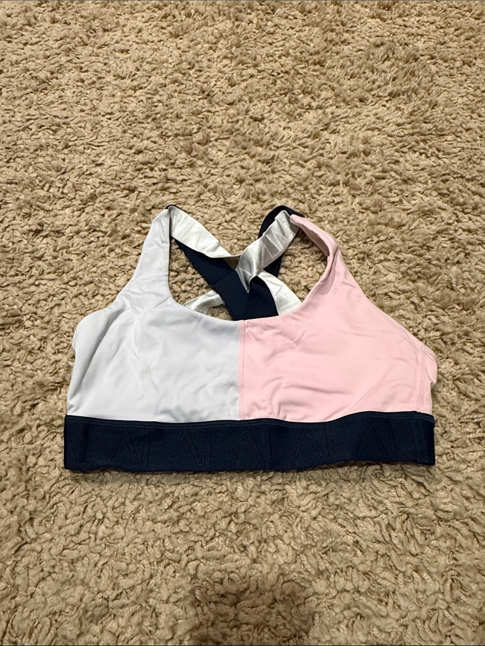 ALALA Purple, Navy, White & Pink Sports Bra Top